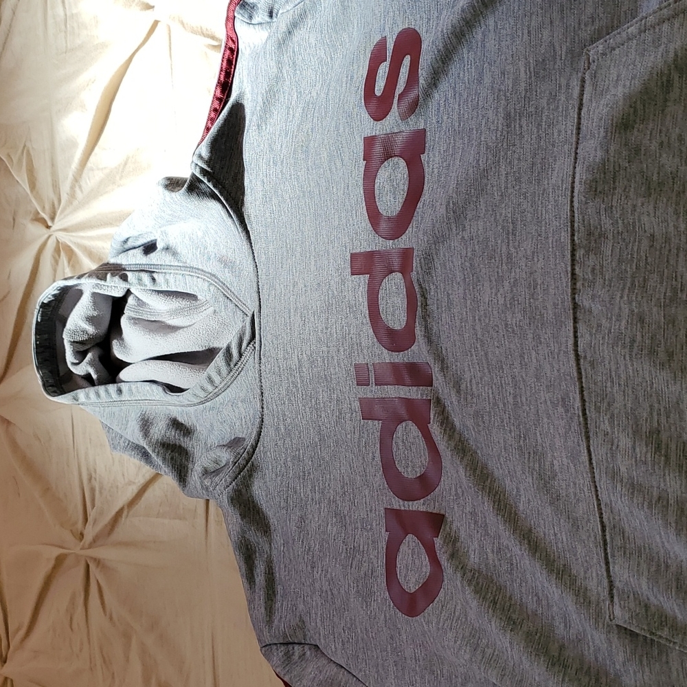 Adidas hoodie grey/purple